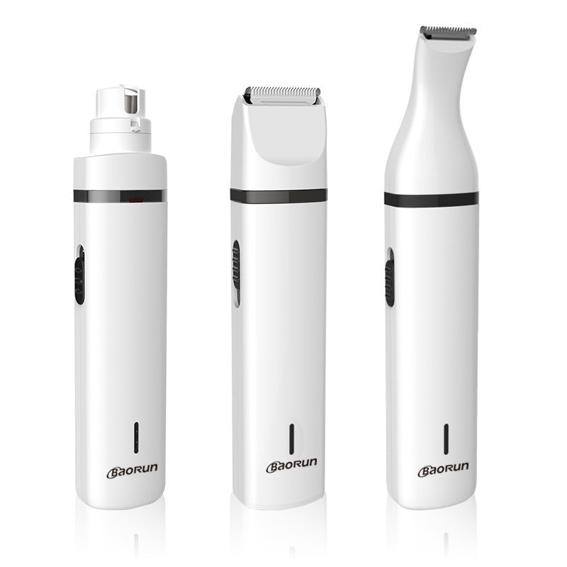 3-in-1 Professional Pet Grooming Shaver – Cordless Hair, Paw & Detail Trimmer for Dogs and Cats